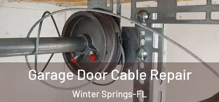  Garage Door Cable Repair Winter Springs-FL