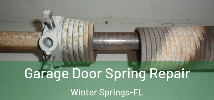  Garage Door Spring Repair Winter Springs-FL