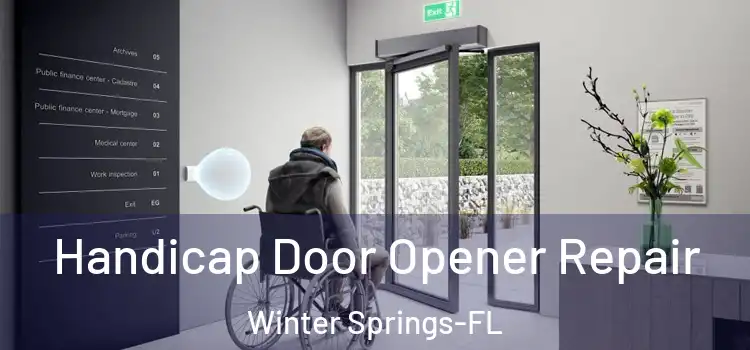  Handicap Door Opener Repair Winter Springs-FL