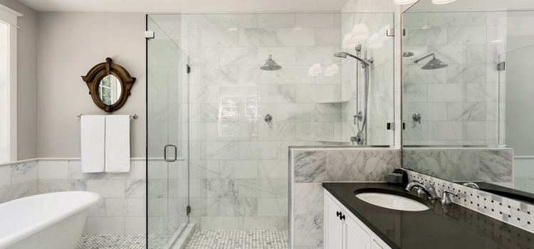 bathroom shower door installation in Winter Springs